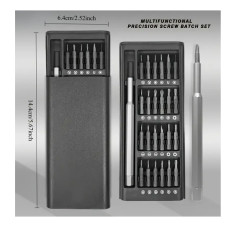 24-in-1 Precision Screwdriver Set, Multi-Function Repair Tools for Mobile Phone & Tablet Disassembly, Durable Plastic, Uncharged - with Various Screw Heads